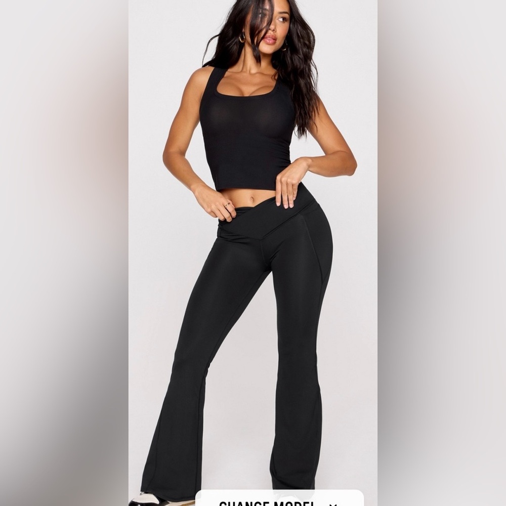 Yitty PureLuxe Everyday Crossover Flare in Black Size XS